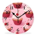 Modern Wall Clock Silent NonTicking Clock with Quality Quartz Battery