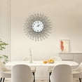 thumbnail image 1 of 60cm Luxury 3D Peacock Metal Wall Clock – Modern Quartz Large Decorative Clock for Living Room, Office, Bedroom, 1 of 8
