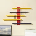 thumbnail image 1 of Modern Wall Display Shelf with Ladders, 5-Tier Floating Shelves Decorative Storage, Wall Mounted Figure Display Shelf, 5-Tier Wood Floating Storage Shelves Stand, Toy Storage Display Shelves, 1 of 5