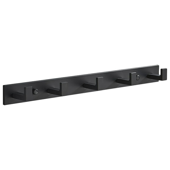 Modern Wall Hooks Coat Rack Door Key Holder for Entryway Hanging Black
