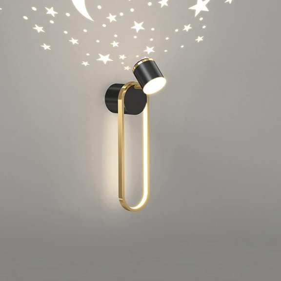 Modern Wall Lamp Fairy Starry Sky Sconce Adjustable Metal Wall Mount Light, Home Decor 18W LED Headboard Lighting Fixture, Living Room Bedroom Bedside Wall Sconces