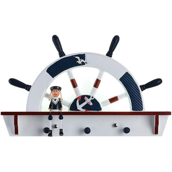 Modern Wall Lamp, LED Kid's room Wall Sconce, Cartoon Mediterranean Wall Lights for Children's, Hallway, Bedroom, Living room, Kindergarten, 6W,3000k