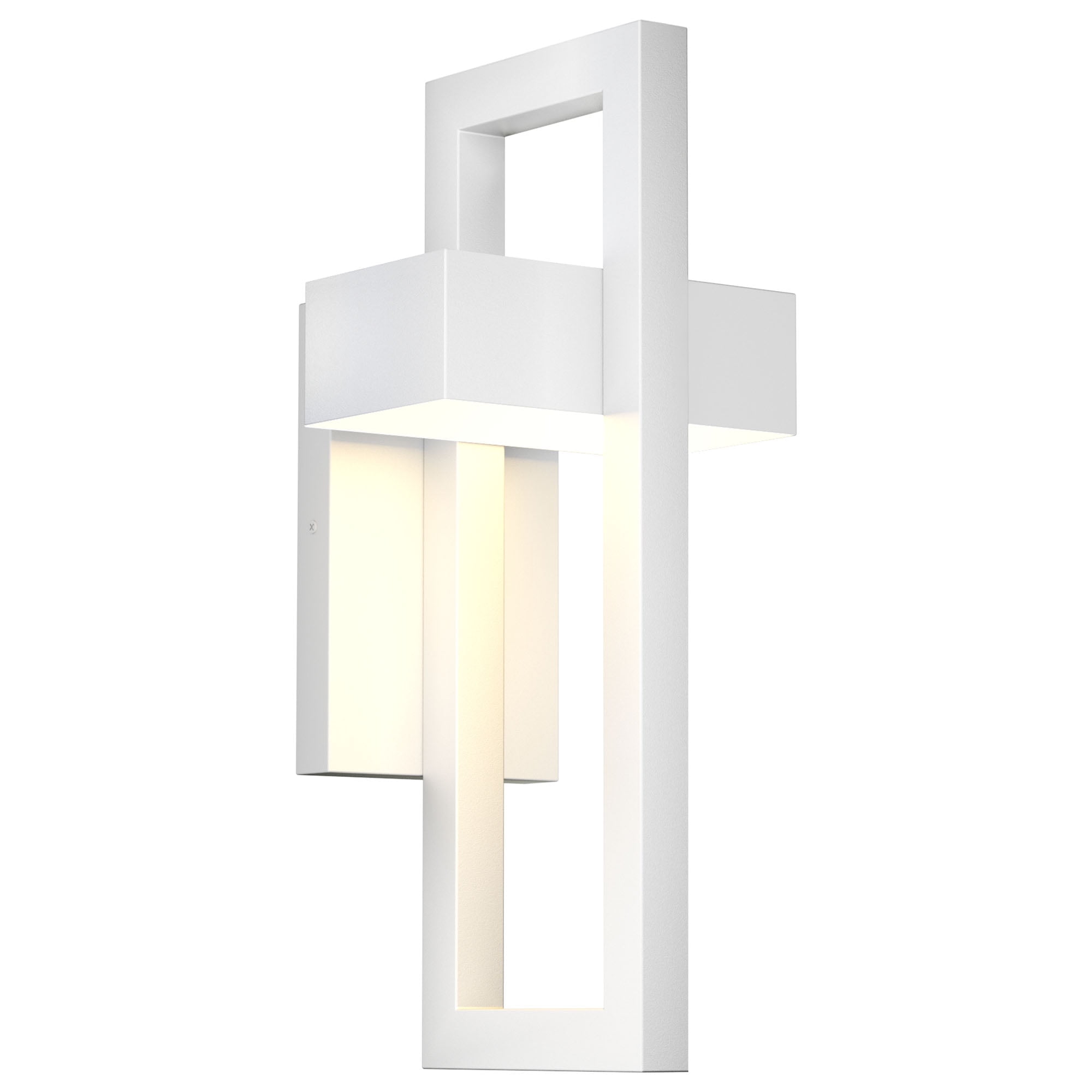 Modern Wall Lights Exterior Lighting Fixtures 3000K LED Outdoor Wall Sconce Outside Wall Mount Lights for Porch Front Door House Garage Indoor White 1PC