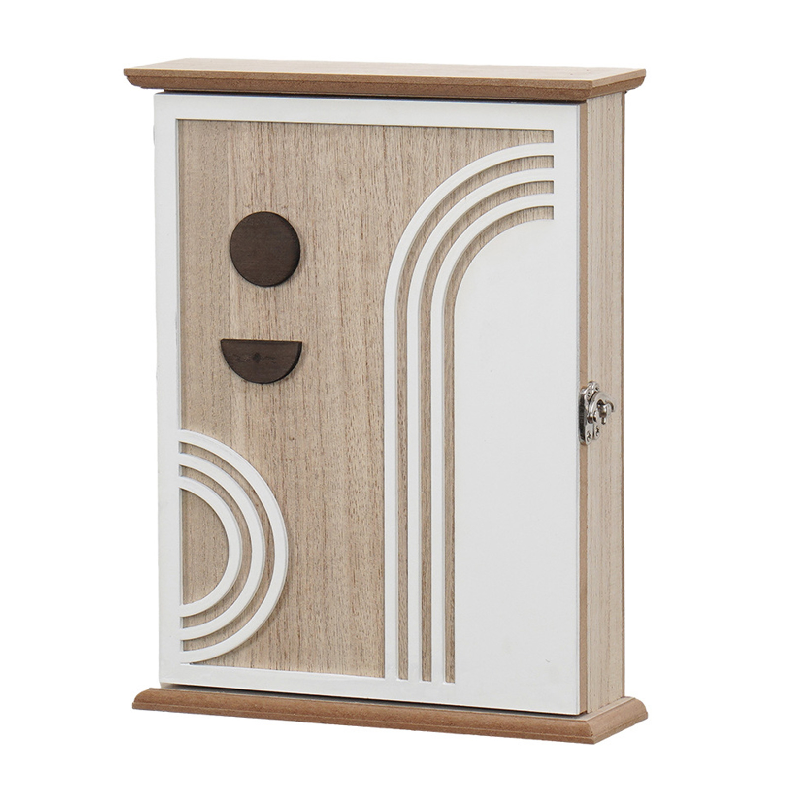 Modern Wall Mounted Key Holder Wooden Organizers Concealed Door Design ...