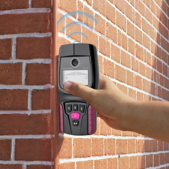 Modern Wall Scanner Wall Detector PVC Water Pipe Metal Wood Cable Live Wire Finder ABS Red Black