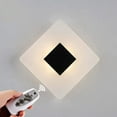 thumbnail image 1 of Modern Wall Sconce 6W, Up and Down LED Wall Lamp with Remote Control, 3000-6500K Dimmable Indoor Acrylic Material Wall Mounted Wall Lights for Living Room Bedroom Hallway,C, 1 of 4