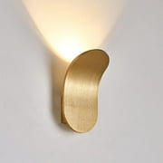 Modern Wall Sconce Lamp Upward 230V Brushed Aluminum 5W Nordic LED Light Fixture Lighting for Living Room Corridor Hotel Stair Hallway