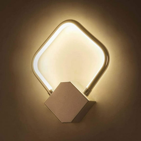 Modern Wall Sconces 10W, LED Wall Lamp 4000K Warm White, Wall Lighting Fixture for Hallway Bedroom Bathroom Porch Living Room Basement Stairway Hotel,A