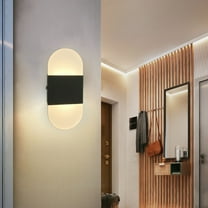 Modern Wall Sconces LED Wall Mounted Lamps Bedroom,Bedside Reading Lamp with Touch Control Switch,Bathroom LED Vanity Light,Backdrop Wall Decoration Lighting for Hallway Living Room