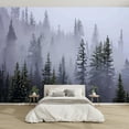 thumbnail image 1 of Modern Wallpaper Murals 3D County Mount Rainier National Park Cascade Range Mist Peel and Stick Removable Self-Adhesive PVC Wall Stickers for Nursery Kids Bedroom TV Wall Decor, 1 of 5
