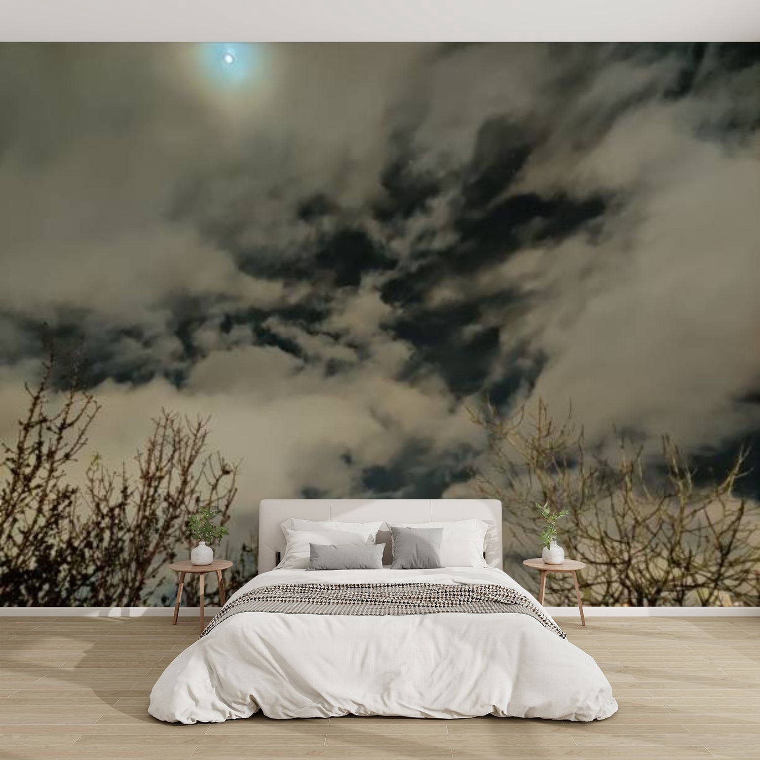 Modern Wallpaper Murals 3D Night Sky Peel and Stick Removable Self ...