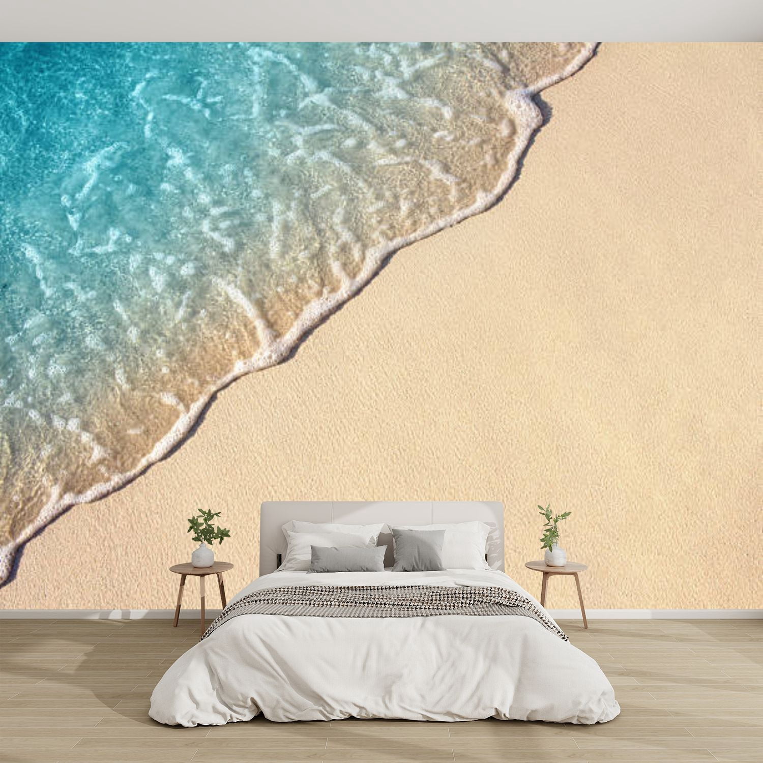 MairGwall Beach Wall Decal – Removable Nursery & Kids Room Sticker (Custom Sizes)
