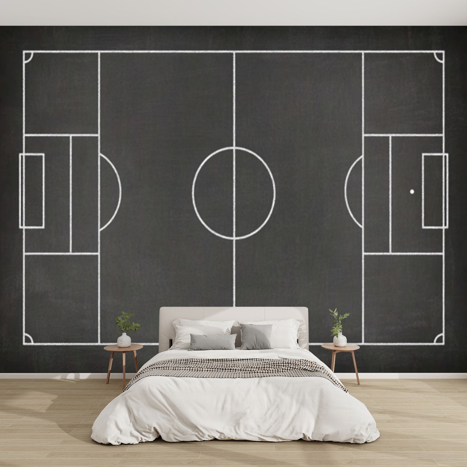 Soccer Girl Quotes Wall Stickers - Removable Vinyl Soccer Ball Decals For Bedroom Decor