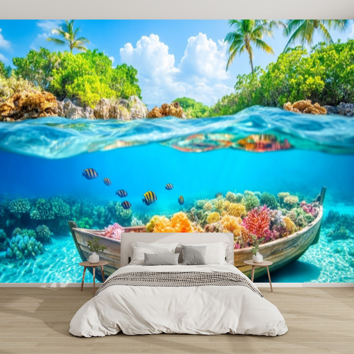 3D COFFEE SHOP Background Self-adhesive Removable Wallpaper Murals Wall