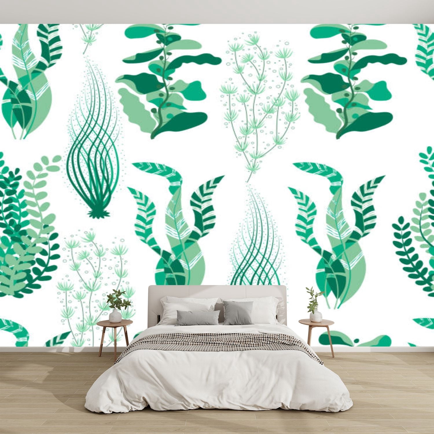Modern Wallpaper Murals 3D seamless pattern long style Peel and Stick ...
