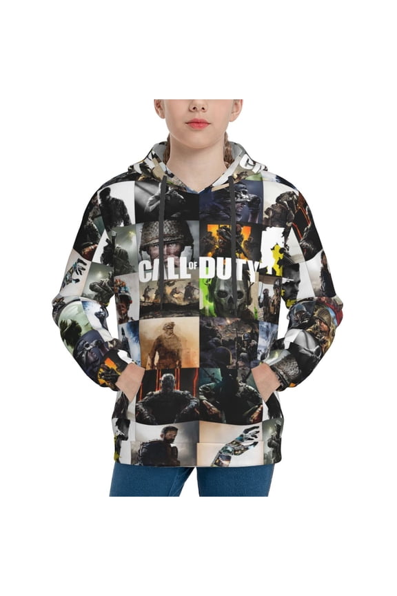 Modern Warfare Call Of Duty Youth Pullover Hooded Graphic Sweatshirts Long Sleeve Casual Hoodies Teen