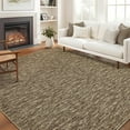 thumbnail image 1 of Modern Washable Area Rugs 8' x 10', Low-Pile Soft Indoor Rugs for Living Room Dining Room, Foldable Floor Carpet with Non-Slip Backing(Brown), 1 of 6
