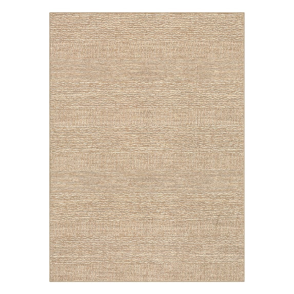 Modern Washable Rug 10x13 FT - Geometric Non-Slip Area Carpet for Home