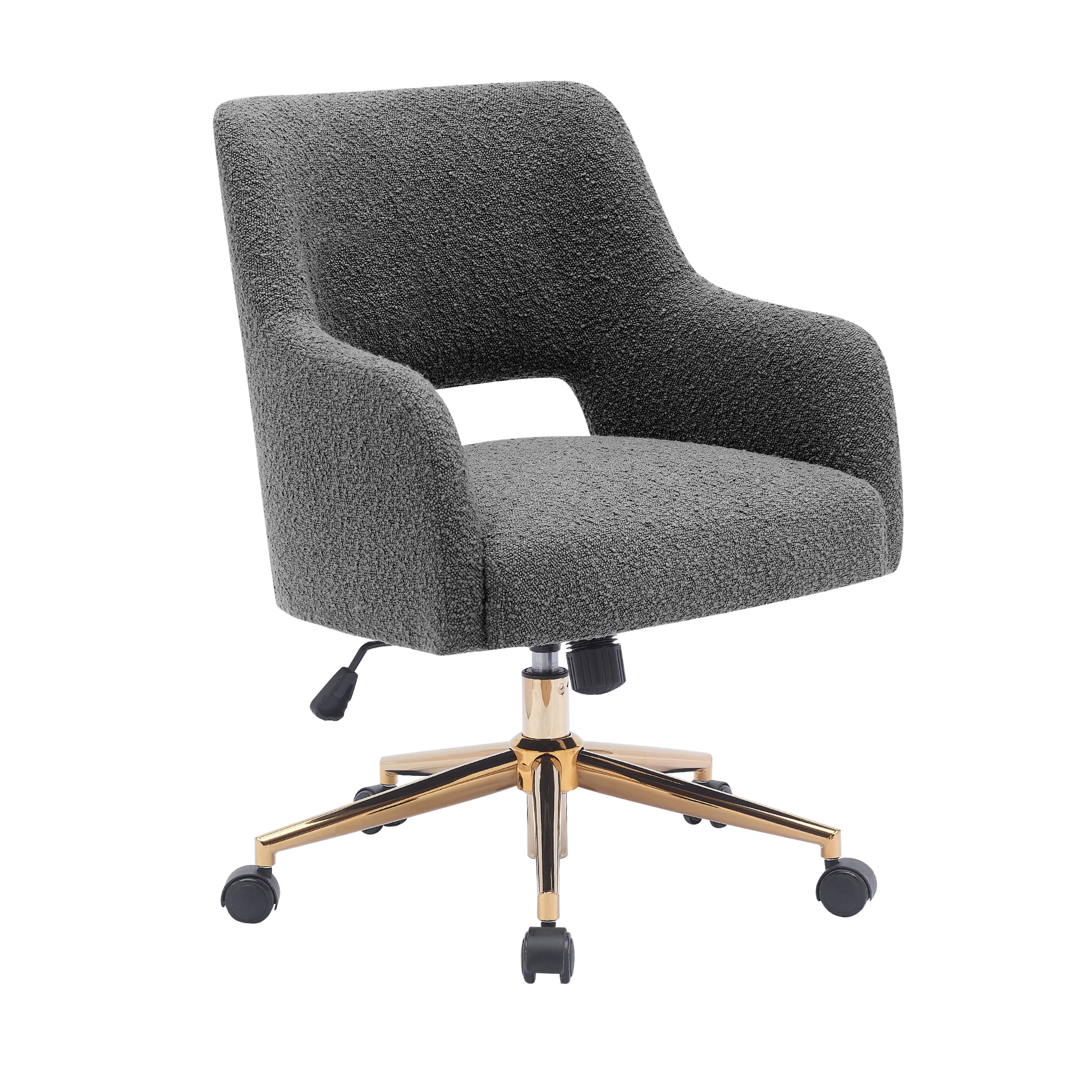 Modern Water and Stain Resistant Boucle Fabric Upholstered Rolling
