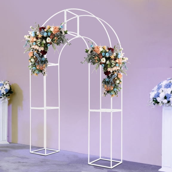 Modern Wedding Arch Frame for Birthday Party, Graduation & Store Opening Decor Photography Background
