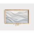 Screen Scaver Abstract Modern White Abstract Wall Art, Waves, Minimalist Simple Screensaver ...