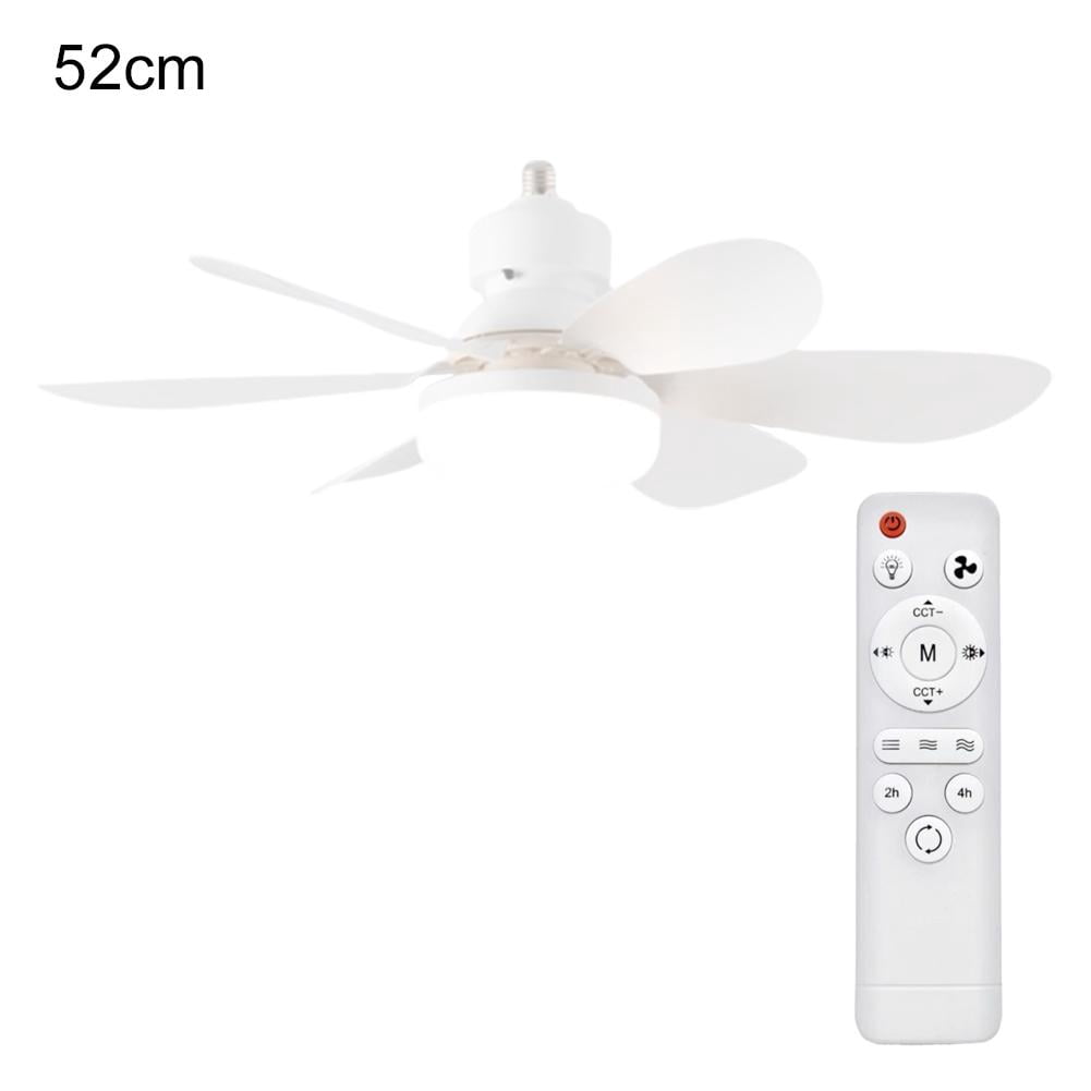 Modern White Ceiling Fan with Lights and Remote - 42" Dimmable LED, 3-Speed, Noiseless, Reversible Blades for Indoor/Outdoor Bedroom Living Room