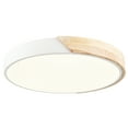 thumbnail image 1 of Modern White Flush Mount LED Ceiling Light Fixture, 1 of 7