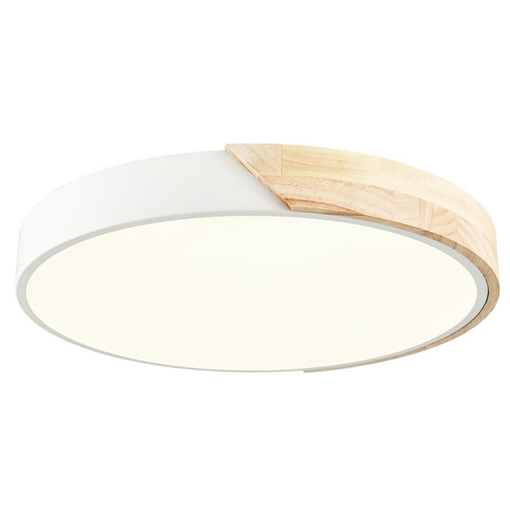 Modern White Flush Mount LED Ceiling Light Fixture