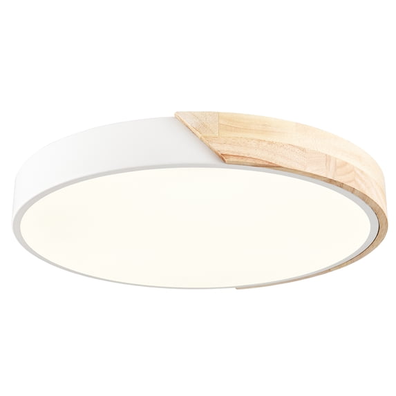 Modern White Flush Mount LED Ceiling Light Fixture