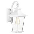 thumbnail image 1 of Modern White Outdoor Carriage Lights Large Outside Lights for House Clear Glass in White Finish, 1 of 2