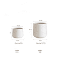 thumbnail image 1 of Modern White Planter Round, 1 of 9