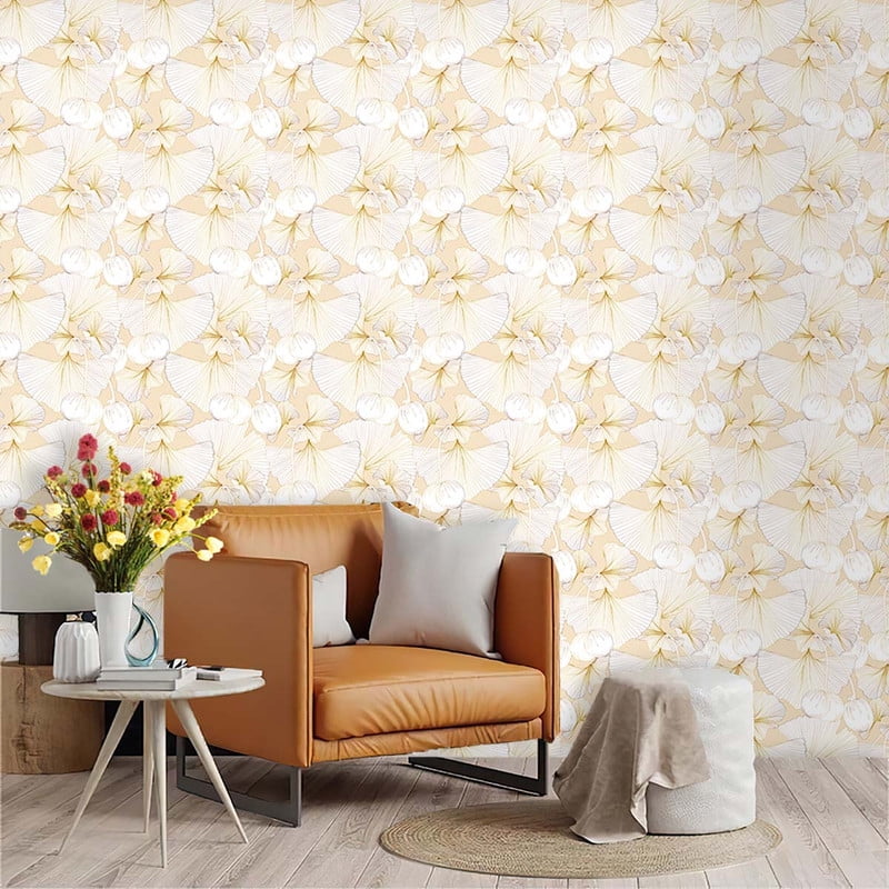 modern-white-wallpaper-golden-ginkgo-leaf-pattern-wallpaper-pvc