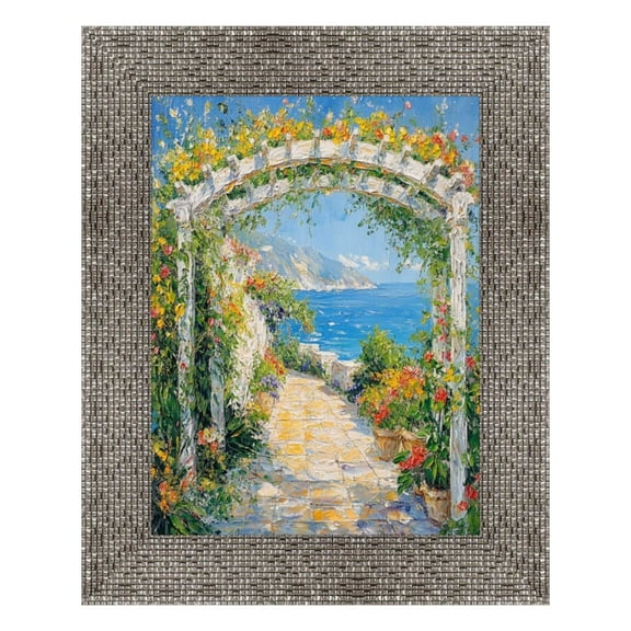 Modern Wide Glitter Silver Gunmetal Picture Frame 30x30 frame