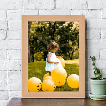 Modern Wide Natural Wood Picture Frame