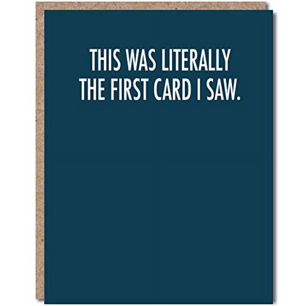 Wit Card Modern Wit Birthday Card - 4.25x5.5, Blank Inside. First Card I Saw ...