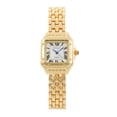 thumbnail image 1 of Modern Womens Watch, Classic Dial, Scratch Resistant Glass, Textured Leather Strap, Precision Quartz Movement, Great for Office & Work, Great Mothers Day Present, 1 of 3