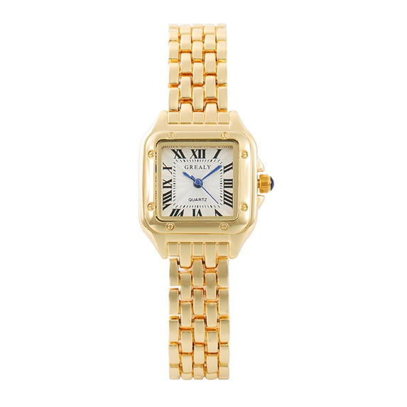 Modern Womens Watch, Classic Dial, Scratch Resistant Glass, Textured Leather Strap, Precision Quartz Movement, Great for Office & Work, Great Mothers Day Present