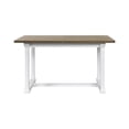 thumbnail image 1 of Modern Wood Counter Height Kitchen Dining Table Kitching seating table Brown, 1 of 9
