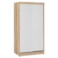 thumbnail image 1 of Modern Wood Double Sliding Door Wardrobe, 1 of 1