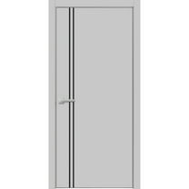 Modern Wood Interior Door with Hardware | Planum 0016 Matte Grey | Single Panel Frame Trims | Bathroom Bedroom Sturdy Doors-18" x 80"
