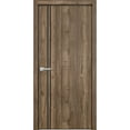 thumbnail image 1 of Modern Wood Interior Door with Hardware | Planum 0016 Walnut | Single Panel Frame Trims | Bathroom Bedroom Sturdy Doors-18" x 84", 1 of 6