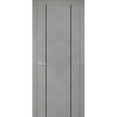 thumbnail image 1 of Modern Wood Interior Door with Hardware | Planum 0017 Concrete | Single Panel Frame Trims | Bathroom Bedroom Sturdy Doors-36" x 96", 1 of 5