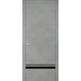 thumbnail image 1 of Modern Wood Interior Pre-Hung Door with Hardware | Planum 0012 Concrete | Single Panel Frame Trims | Bathroom Bedroom Sturdy Doors-24" x 80", 1 of 7