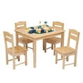 thumbnail image 1 of Modern Wood Kids Table and 4 Chairs Set, 1 of 8