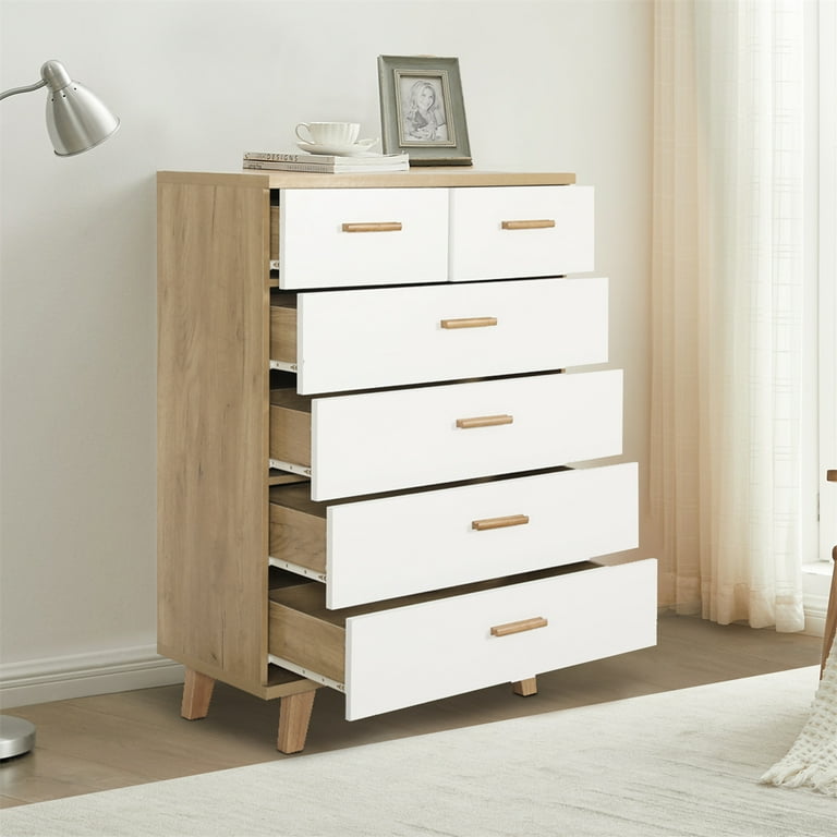 Warm white sale dresser