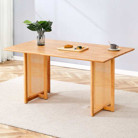 Modern Wooden Desk / Use in Office or Dining Area / Comes with Assembly Instructions