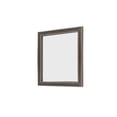thumbnail image 1 of Modern Wooden Frame Dresser Mirror with Plank Design, Rustic and Dark Brown, 1 of 5