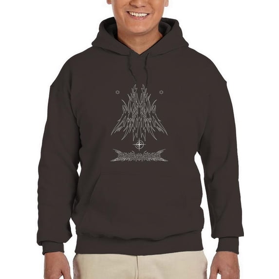 Modern Y2k Techno Style Hoodie Men -Image by Shutterstock, Male 3X-Large