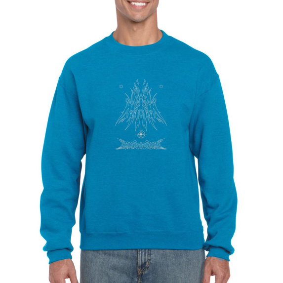 Modern Y2k Techno Style Sweatshirt Men -Image by Shutterstock, Male Medium