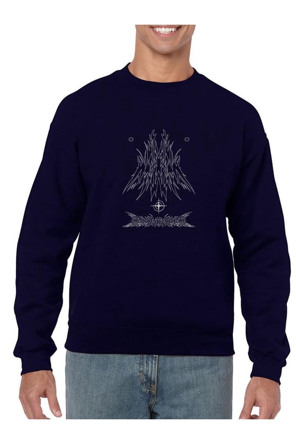 Modern Y2k Techno Style Sweatshirt Men -Image by Shutterstock, Male XX-Large